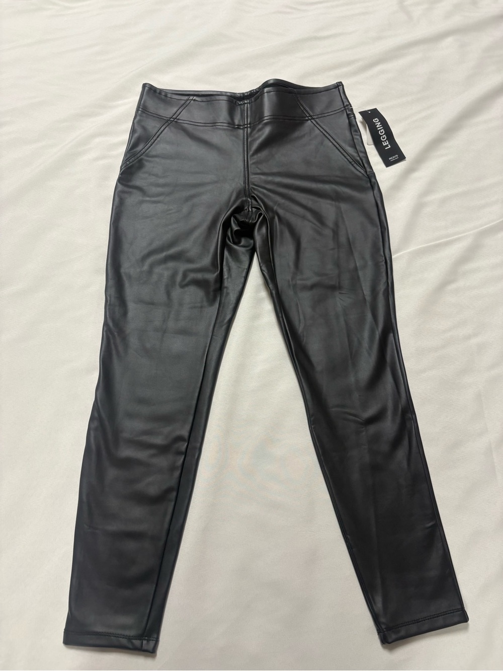 Faux Leather Black Women's leggings
